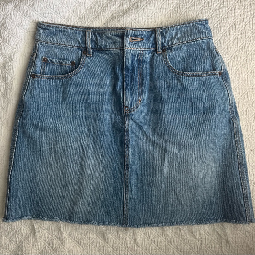 Old Navy Light Blue Denim Mini Skirt